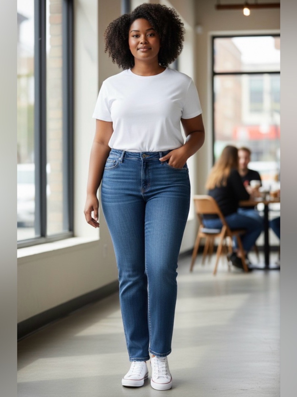 NYDJ Alina Legging Jeans Classic High-Rise Women’s Jeans in Medium Blue Size 16
